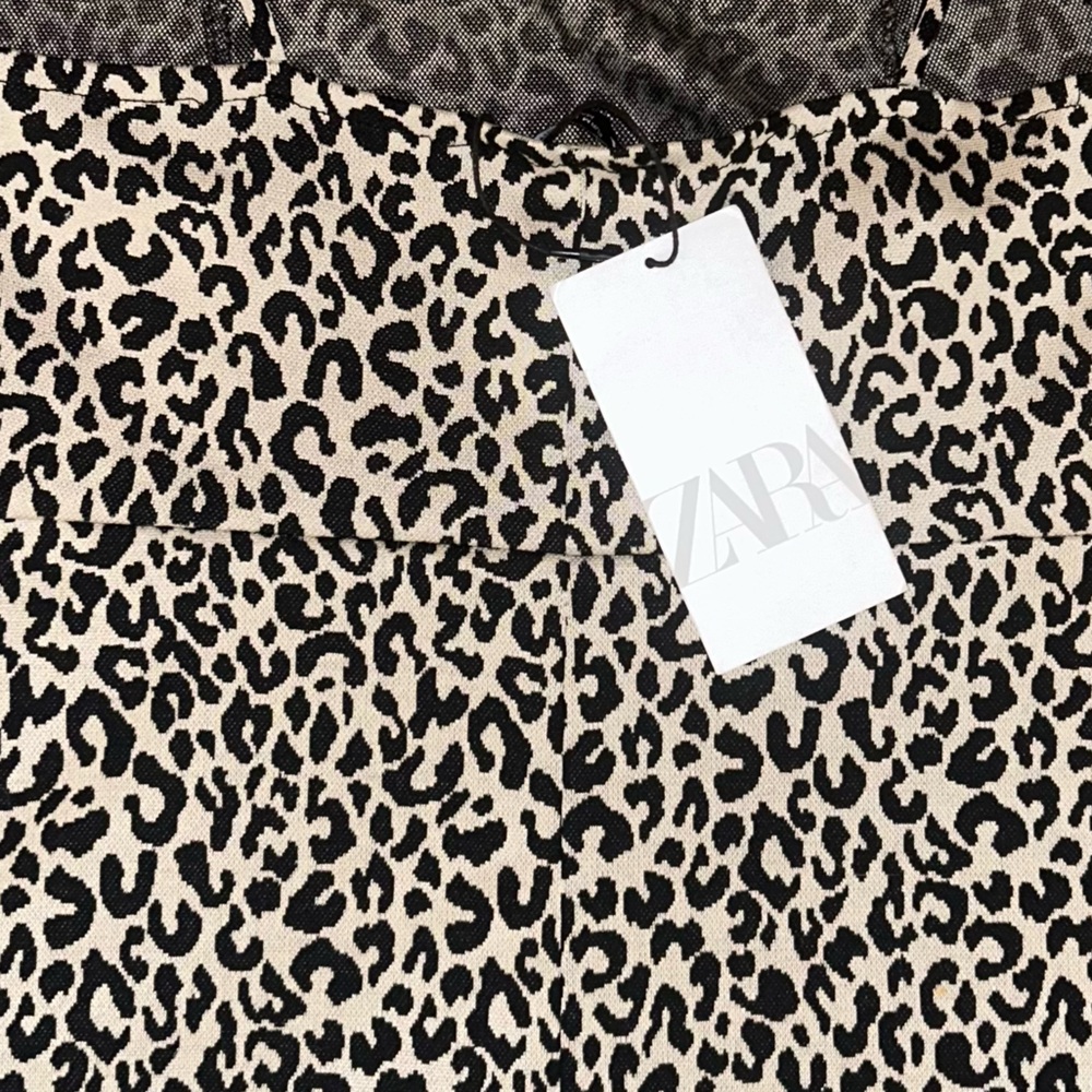 Zara Animal Print Midi Dress - Picture 4 of 4